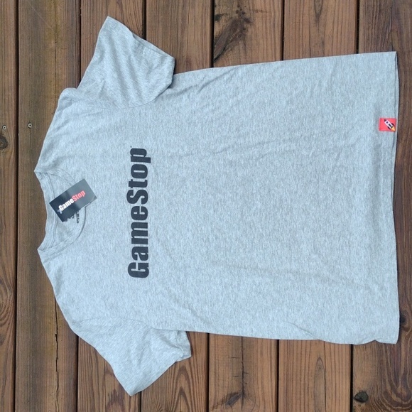 Game Stop Light Gray Short Sleeve Logo Tee Size XL - Picture 1 of 7